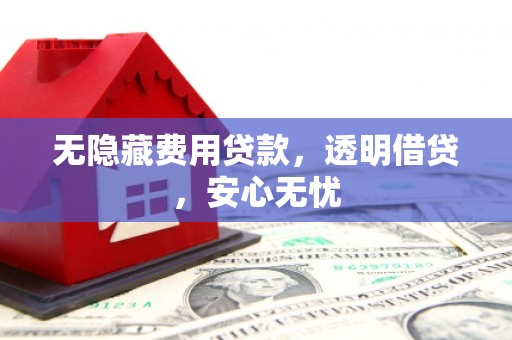 洮北无隐藏费用贷款，透明借贷，安心无忧