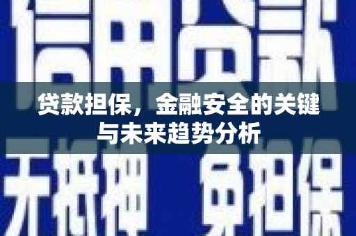 洮北贷款担保，金融安全的关键与未来趋势分析