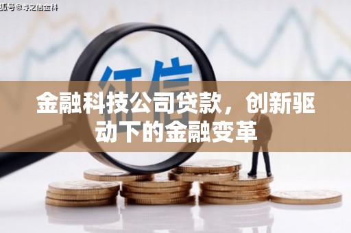 洮北金融科技公司贷款，创新驱动下的金融变革