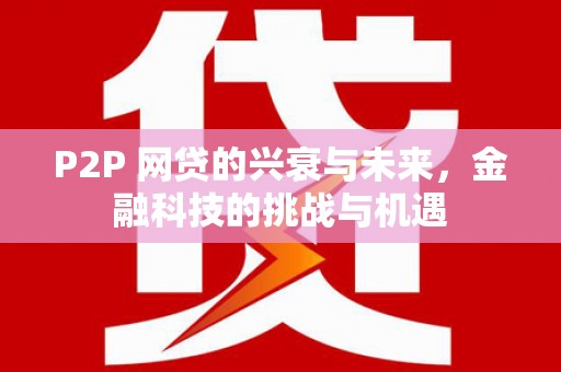 洮北P2P 网贷的兴衰与未来，金融科技的挑战与机遇