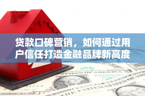 洮北贷款口碑营销，如何通过用户信任打造金融品牌新高度
