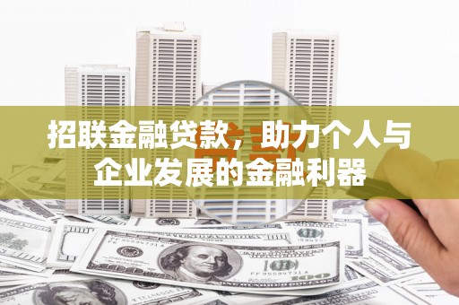 洮北招联金融贷款，助力个人与企业发展的金融利器
