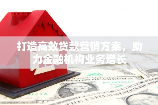 洮北打造高效贷款营销方案，助力金融机构业务增长