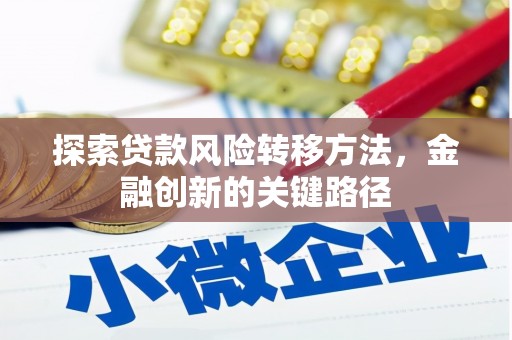 洮北探索贷款风险转移方法，金融创新的关键路径