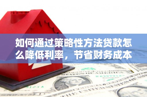 洮北如何通过策略性方法贷款怎么降低利率，节省财务成本
