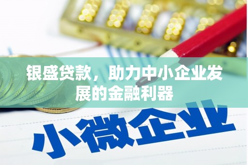 洮北银盛贷款，助力中小企业发展的金融利器