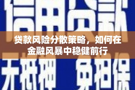 洮北贷款风险分散策略，如何在金融风暴中稳健前行