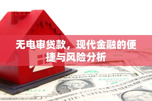 洮北无电审贷款，现代金融的便捷与风险分析