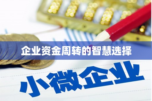 洮北企业资金周转的智慧选择
