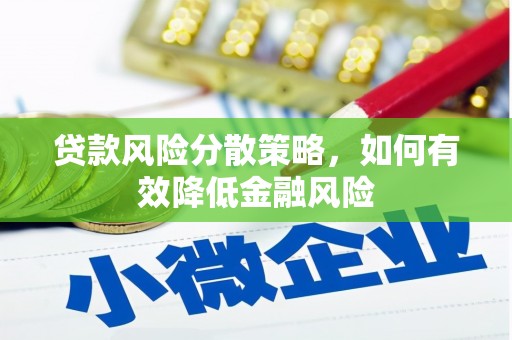 洮北贷款风险分散策略，如何有效降低金融风险