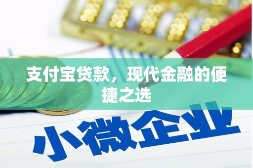 洮北支付宝贷款，现代金融的便捷之选
