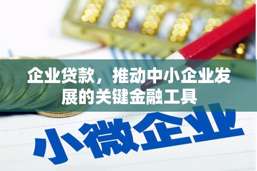 洮北企业贷款，推动中小企业发展的关键金融工具