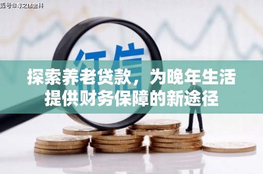 洮北探索养老贷款，为晚年生活提供财务保障的新途径