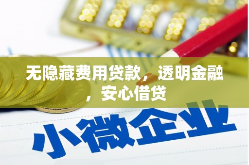 洮北无隐藏费用贷款，透明金融，安心借贷