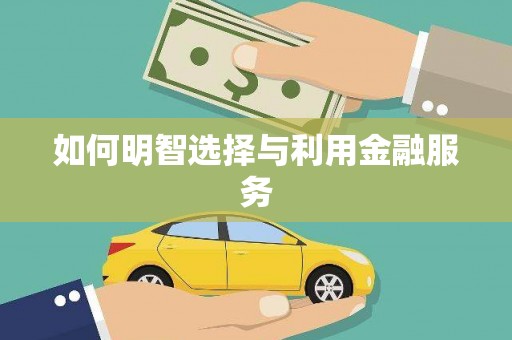 洮北如何明智选择与利用金融服务