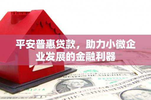 洮北平安普惠贷款，助力小微企业发展的金融利器