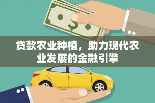 洮北贷款农业种植，助力现代农业发展的金融引擎
