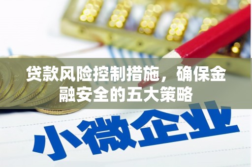 洮北贷款风险控制措施，确保金融安全的五大策略
