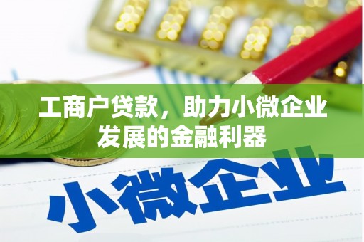 洮北工商户贷款，助力小微企业发展的金融利器