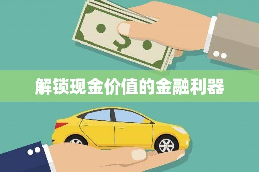 洮北解锁现金价值的金融利器