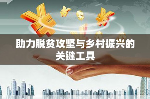 洮北助力脱贫攻坚与乡村振兴的关键工具